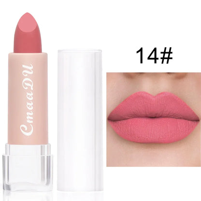 15 Colors Lipstick Matte Velvet Long Lasting Women Cosmetics - LIPOXI