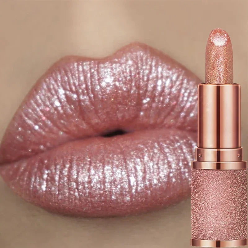 3 Colors Glitter Lipstick Temperature Color Changing Waterproof - LIPOXI