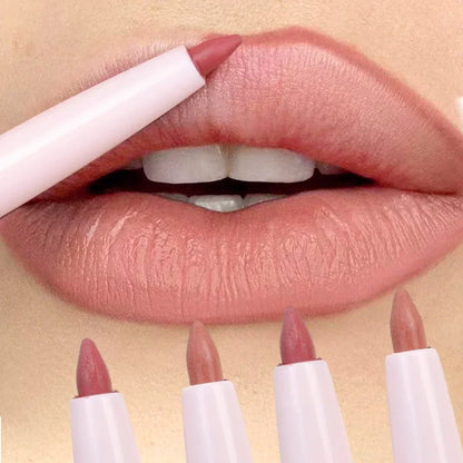 Waterproof Lip Liner Lipstick Pen Matte Velvet Lip Tint - LIPOXI