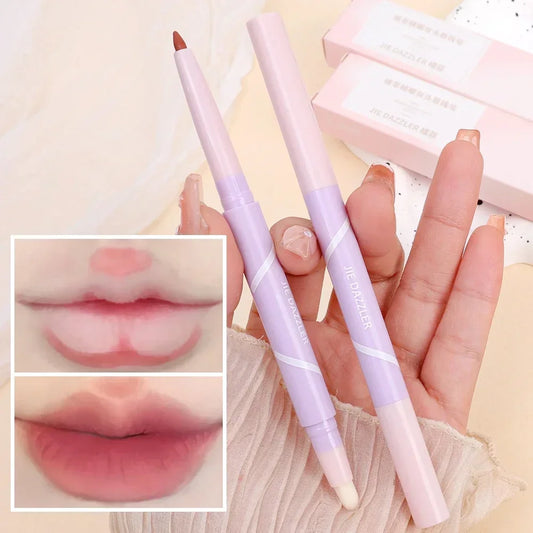 Waterproof Lip Liner Lipstick Pen Matte Velvet Lip Tint - LIPOXI