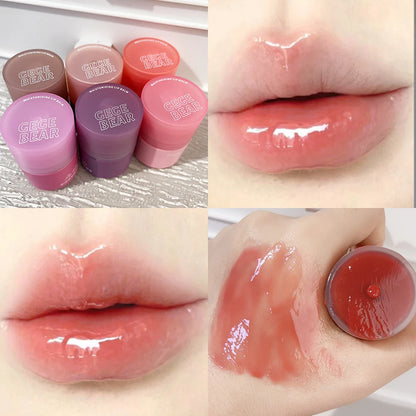 6 Colors Colored Lip Balm Moisturizing Solid Lip Gloss - LIPOXI