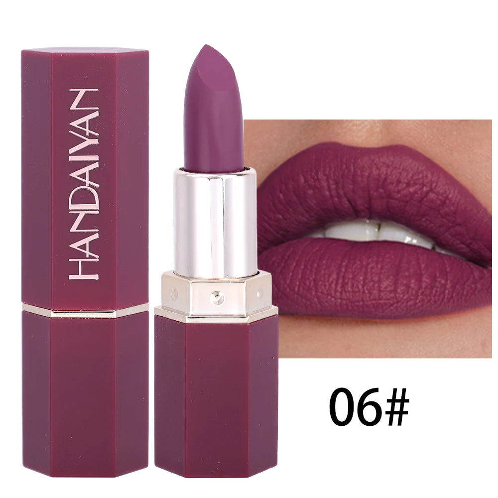 6 Colors Matte Lipstick Waterproof Velvet Sexy Lips Makeup - LIPOXI