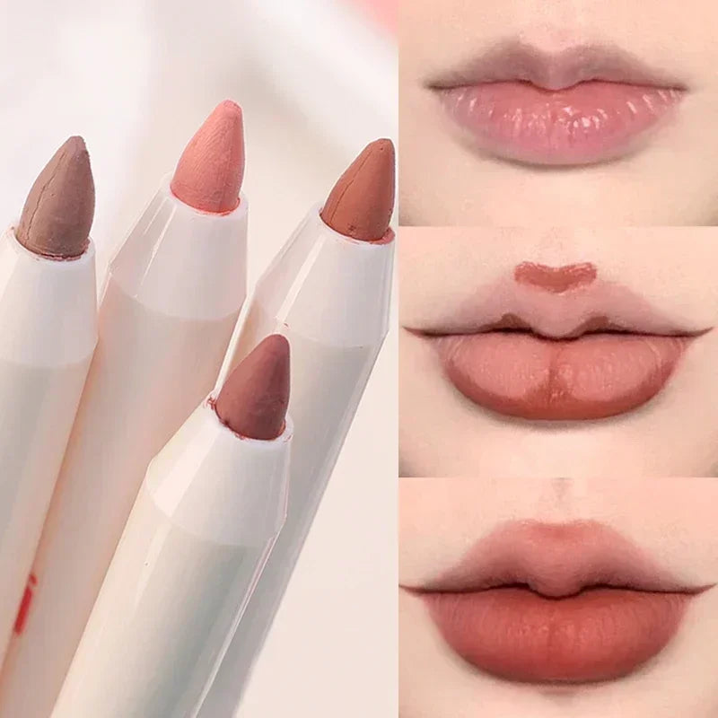 Nude Pink Lip Liner Pencil Waterproof Lasting Smooth Contour - LIPOXI