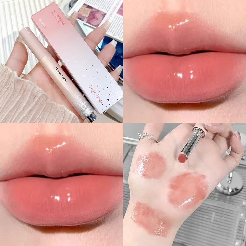 Clear Water Light Solid Lip Gloss Korean Moisturising Pencil - LIPOXI