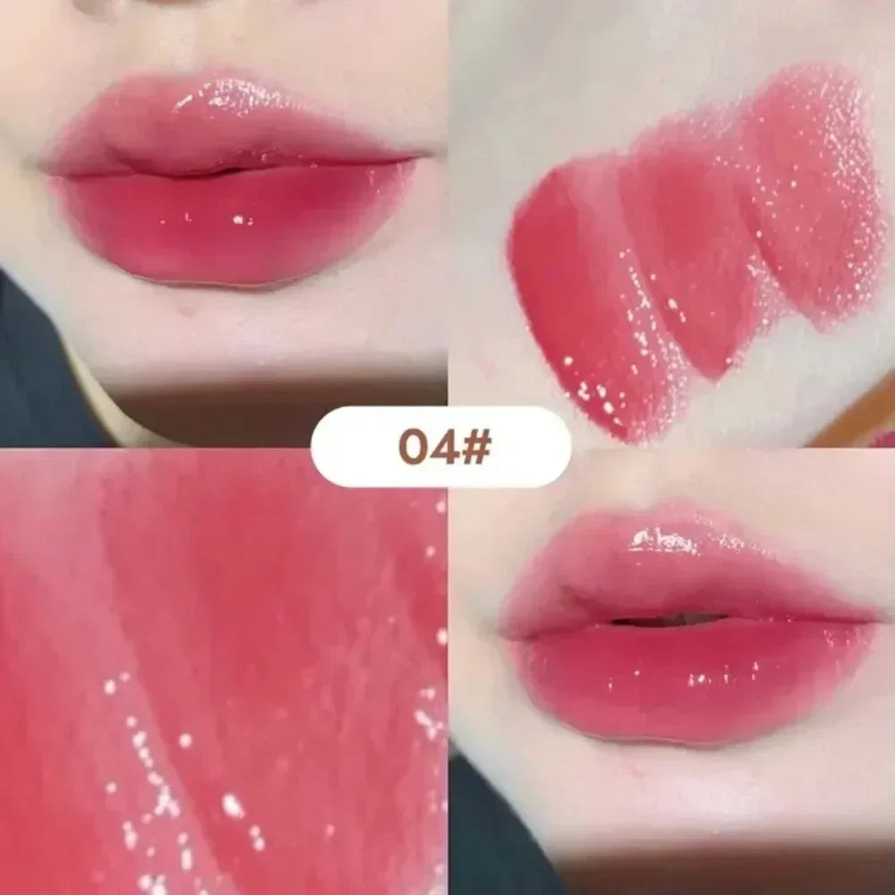 Silky Glossy Lipstick Gege Bear Pump Lips Moisture Balm - LIPOXI