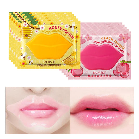 20pcs Cherry Aloe Honey Collagen Lip Masks - LIPOXI