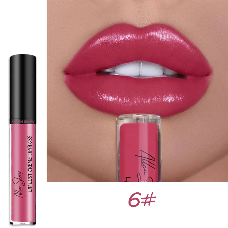 12 Colors Sexy Women Lipstick Waterproof Long Lasting Moist Lip Gloss - LIPOXI