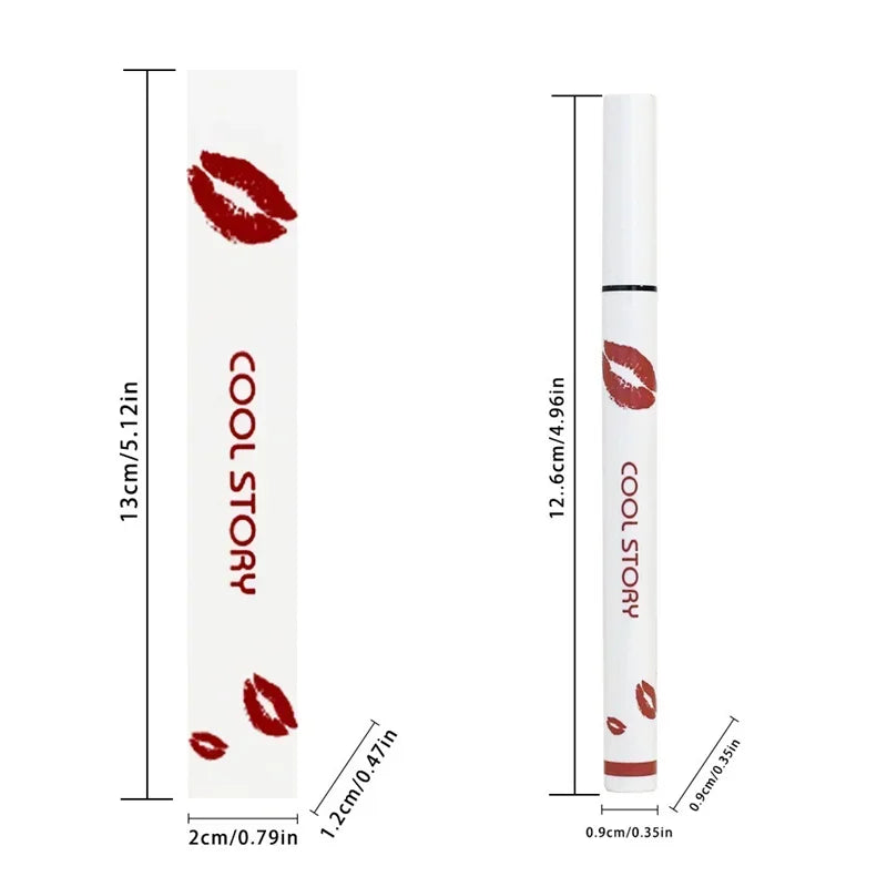 Natural Lipstick Pen Matte Soft Lip Liner Quick Drying - LIPOXI