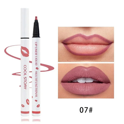 Matte Soft Lip Liner Liquid Lipliner Pencil Long Lasting - LIPOXI