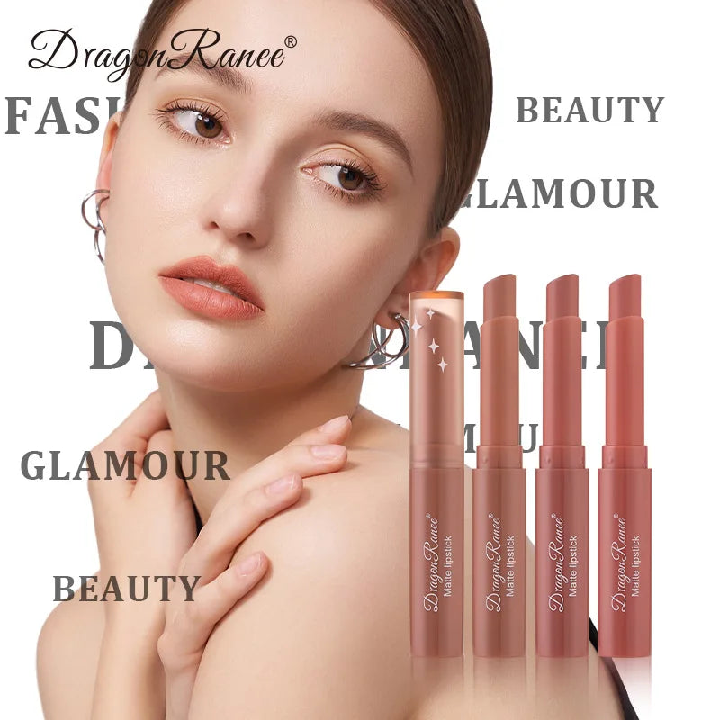 Matte Nude Lipstick 24 Hours Long Lasting Sexy Korean Cosmetics - LIPOXI