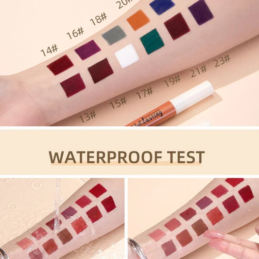 QIBEST 24 Color Matte Liquid Lipstick - LIPOXI