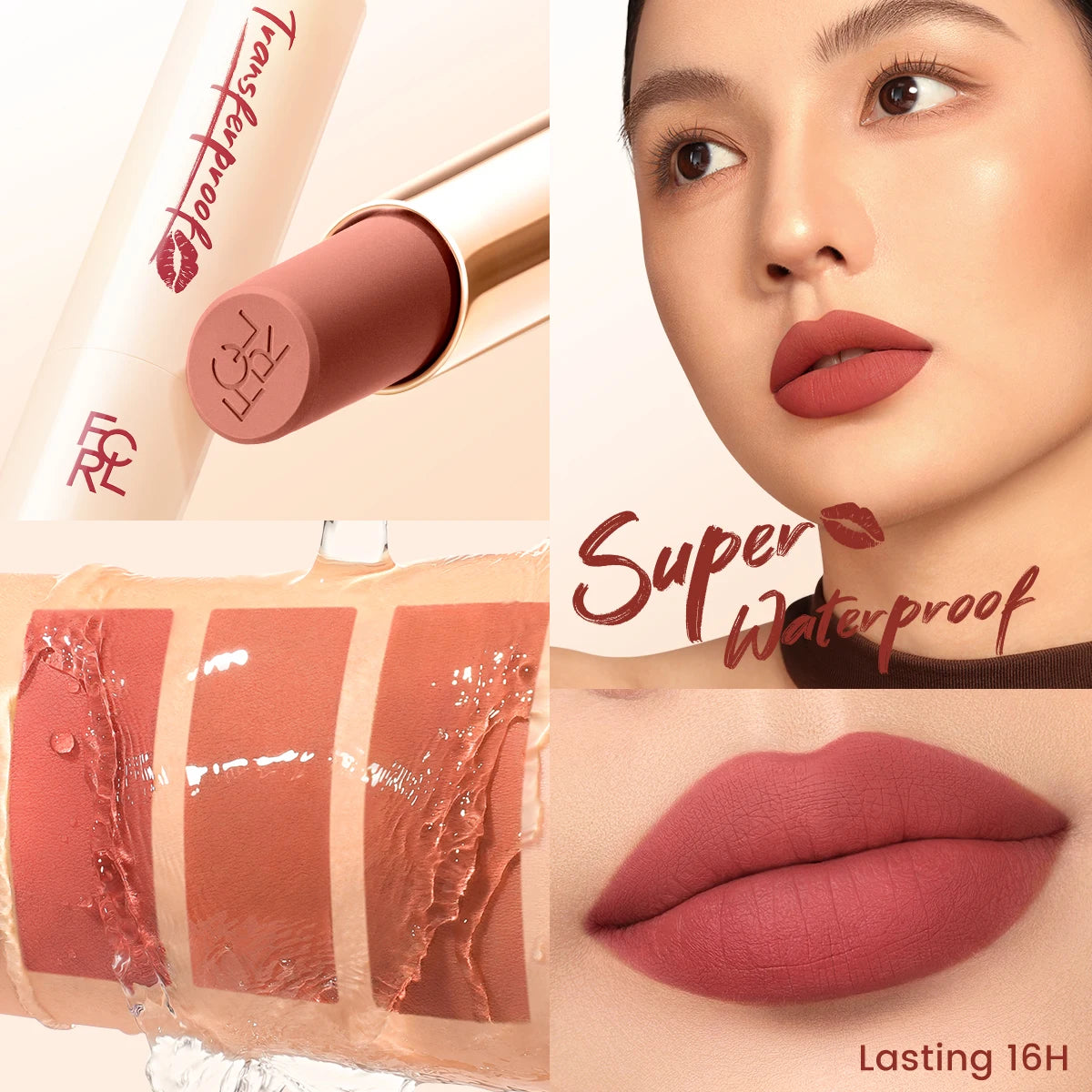 FOCALLURE HyperMatte Waterproof Lipstick - LIPOXI