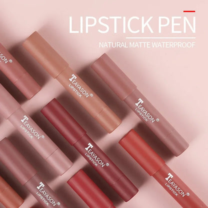 Nude Brown Lipliner Pencil 12 Colors Matte Waterproof Makeup - LIPOXI