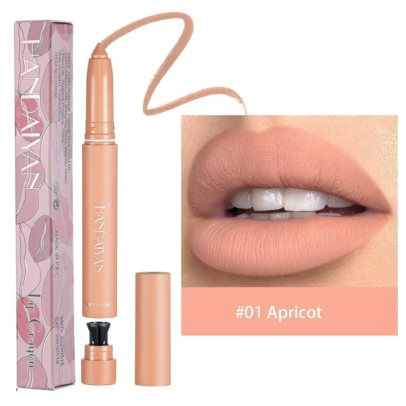 Nude Brown Lipliner Pen Waterproof Sexy Red Matte Makeup - LIPOXI