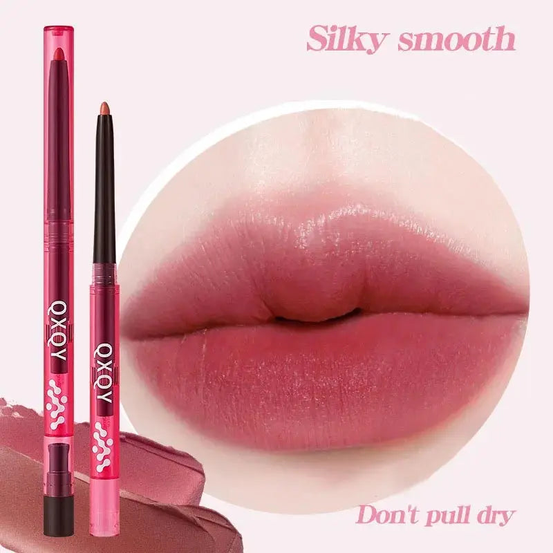 2 Colors Lip Liner Waterproof Matte Pencil for Perfect Lips - LIPOXI