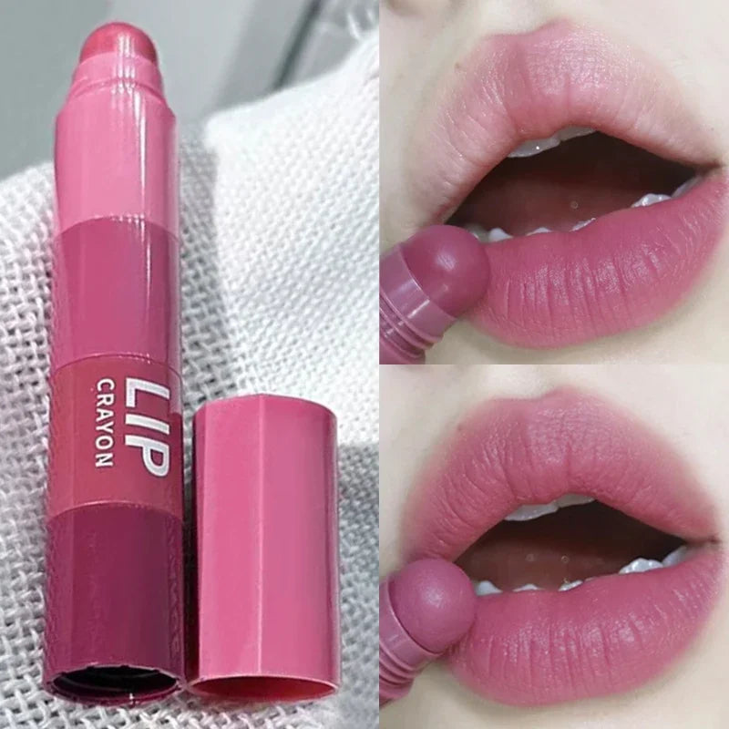 4 Colors in 1 Lipstick Pencil Set Sexy Nude Pink Velvet Matte - LIPOXI