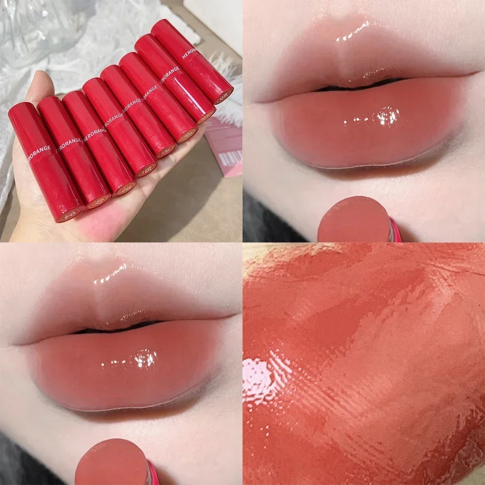 Water Mirror Solid Lip Gloss Lipstick Moisturizing Lip Tint - LIPOXI