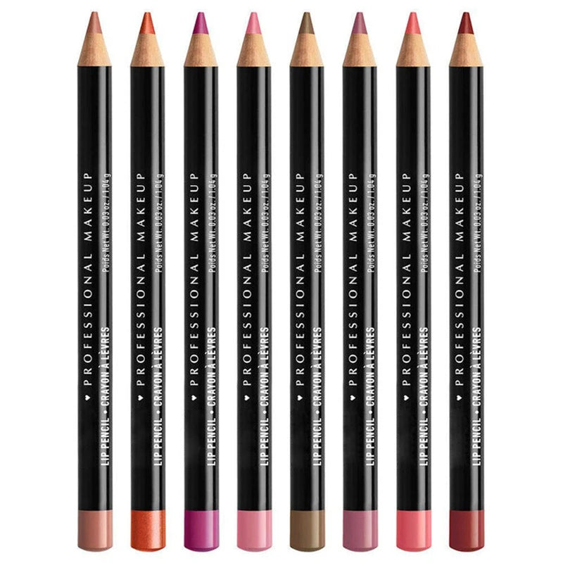 Slim Lip Pencil Long-Lasting Waterproof Nude Brown Lip Liner - LIPOXI