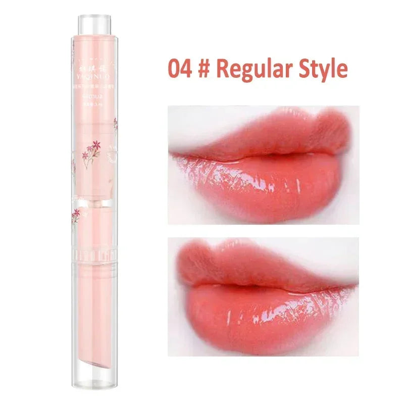 Jelly Mirror Lipstick Makeup Love Shape Long Lasting Gloss - LIPOXI