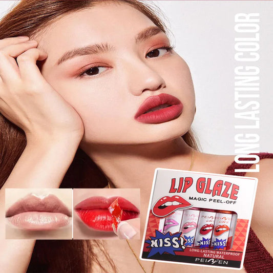 Vibrant Peeling Lip Gloss Set - LIPOXI