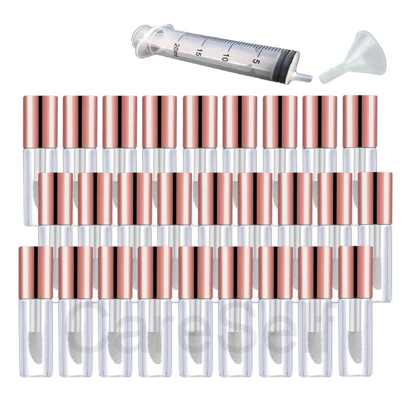 50pcs 2ml Refillable Lip Balm Tubes - LIPOXI