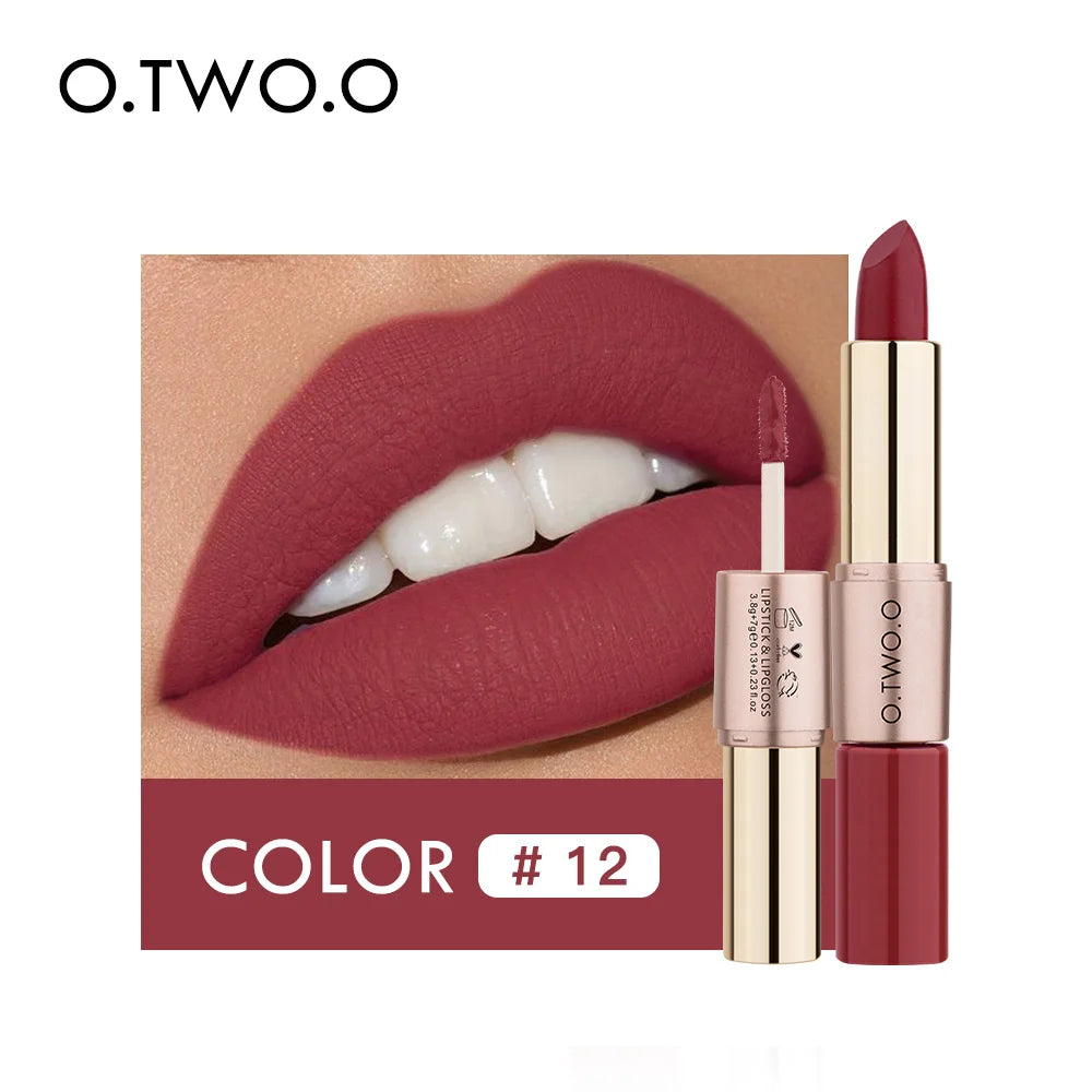 O.TWO.O Dual-Effect Lipstick - LIPOXI