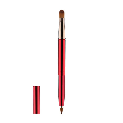 Dual-Use Retractable Lip & Eye Makeup Brush