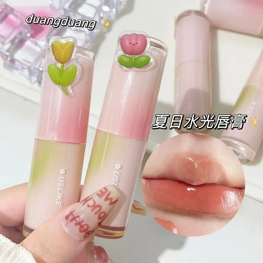 USLIKE Aura Lipstick Moisturizes Longlasting Glass Lips - LIPOXI