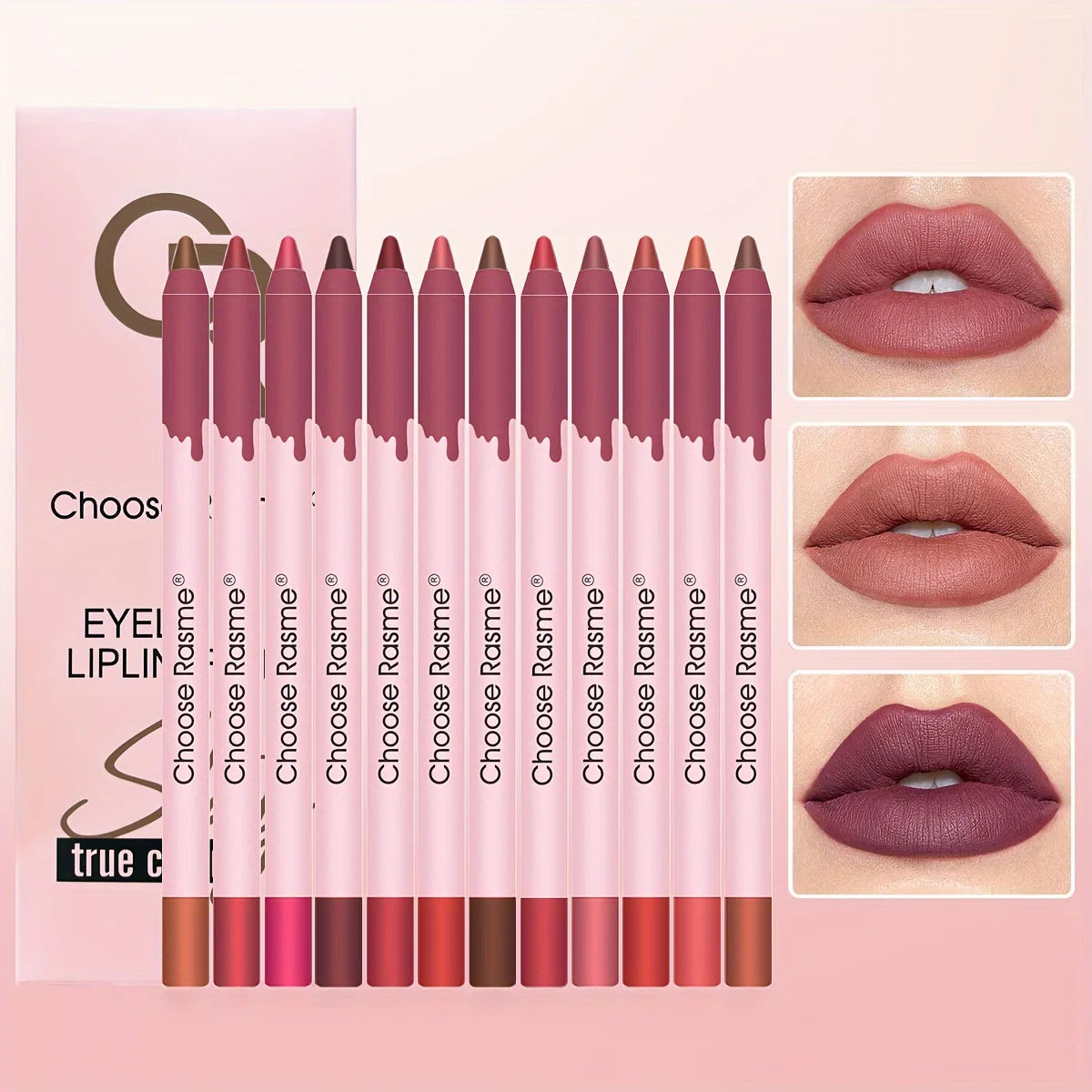 12 Colors/Box Matte Lip Liner Set Waterproof Long Lasting - LIPOXI