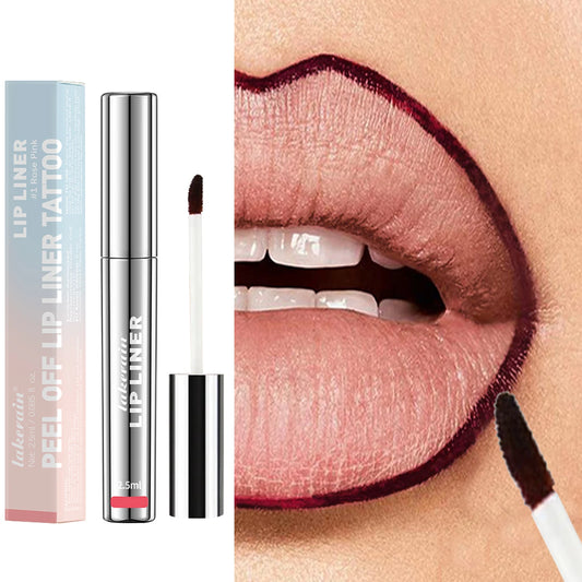 1/4PCS Peel Off Lip Liner Waterproof Long Lasting Formula - LIPOXI