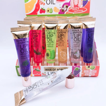 Kawaii Fruit Flavored Lip Gloss Set - LIPOXI