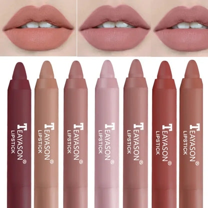 Nude Velvet Matte Lipstick Long Lasting Waterproof Color Rendering - LIPOXI