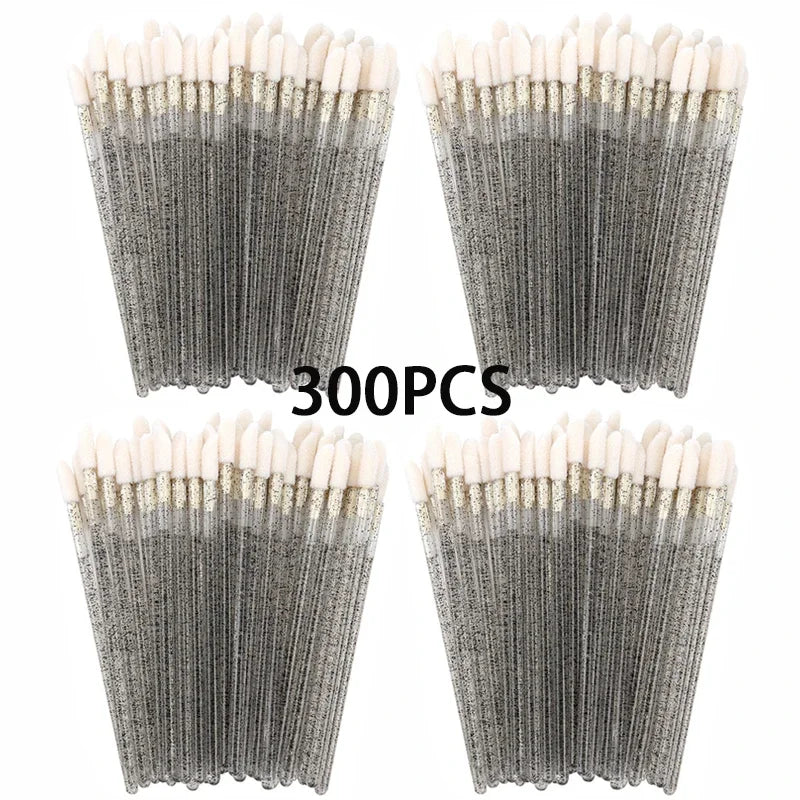 Disposable Lip Brushes & Applicators Set - LIPOXI