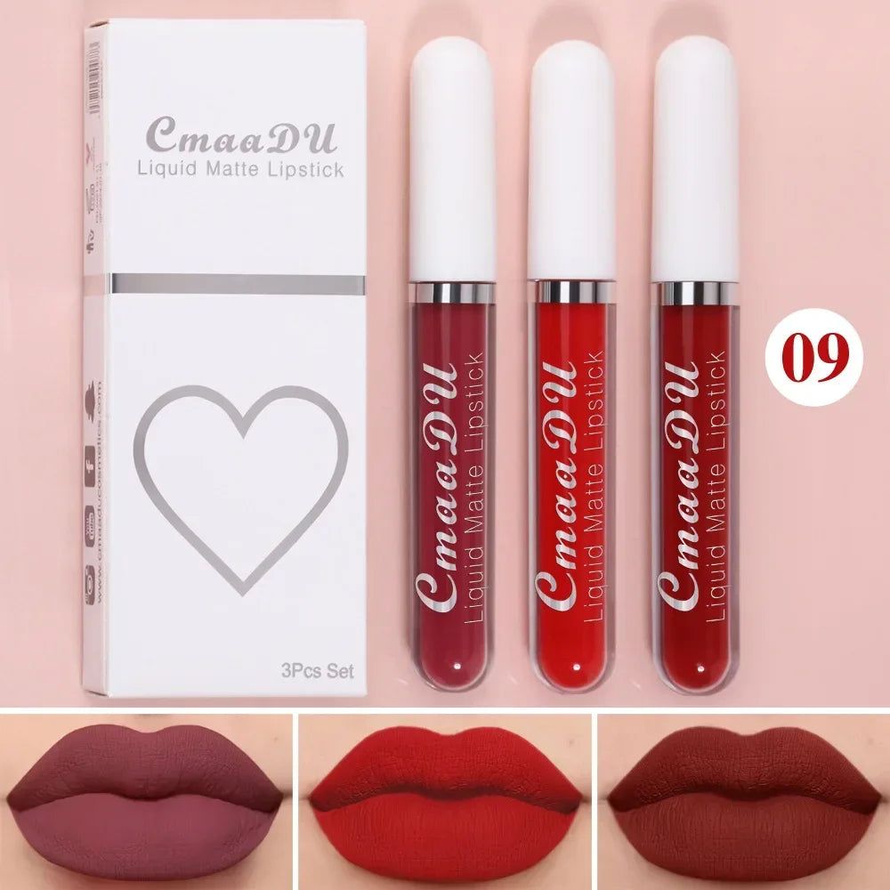 Matte Lip Gloss Trio - LIPOXI