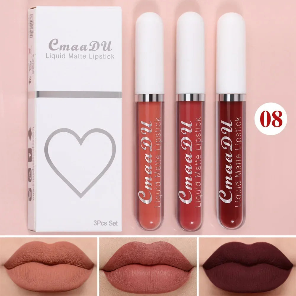 Matte Lip Gloss Trio - LIPOXI