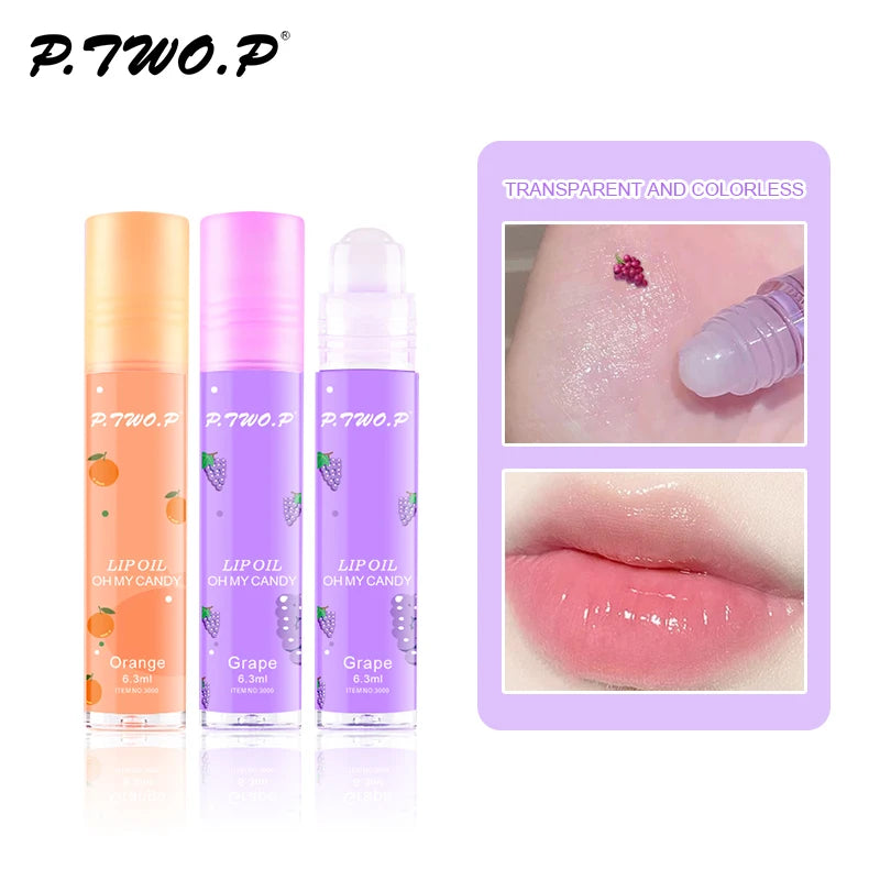 Strawberry Glow Fruit Roll-On Lip Balm - LIPOXI