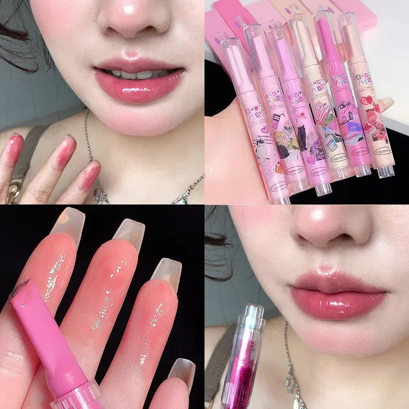 Moisturizing Jelly Mirror Lipstick Waterproof Lasting Tint - LIPOXI