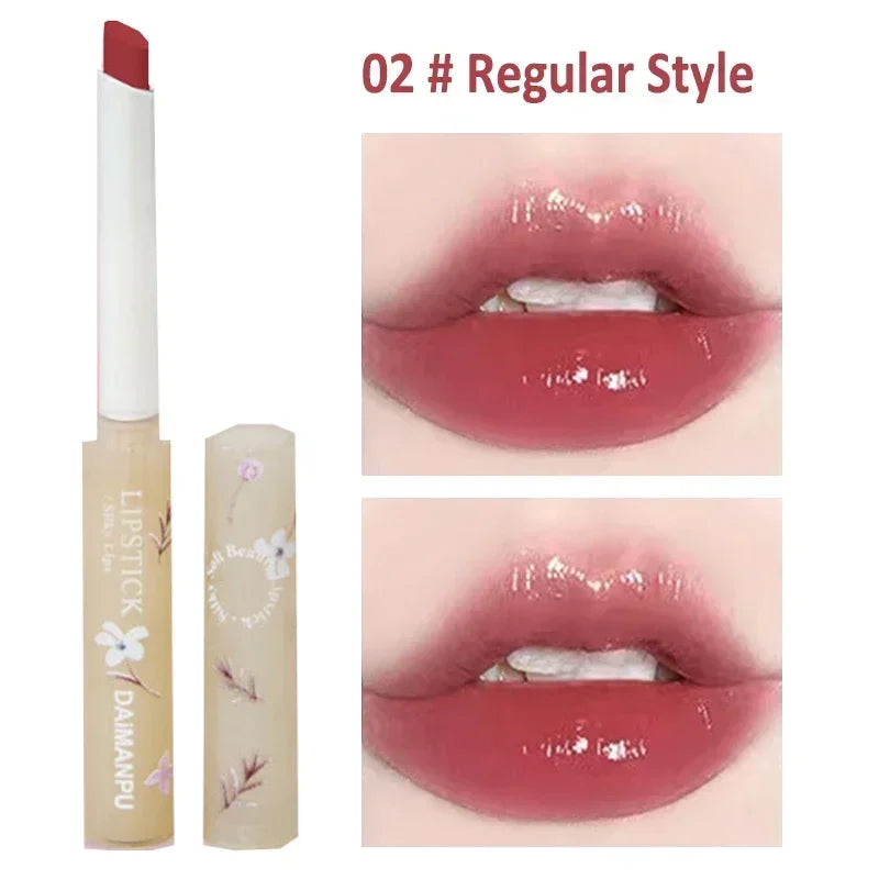 Jelly Mirror Lipstick Makeup Love Shape Long Lasting Gloss - LIPOXI