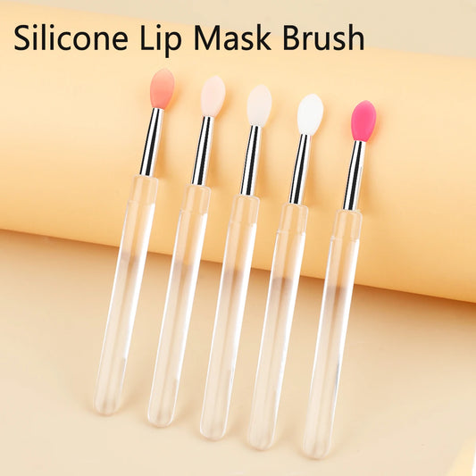 Silicone Lip Brush with Cover