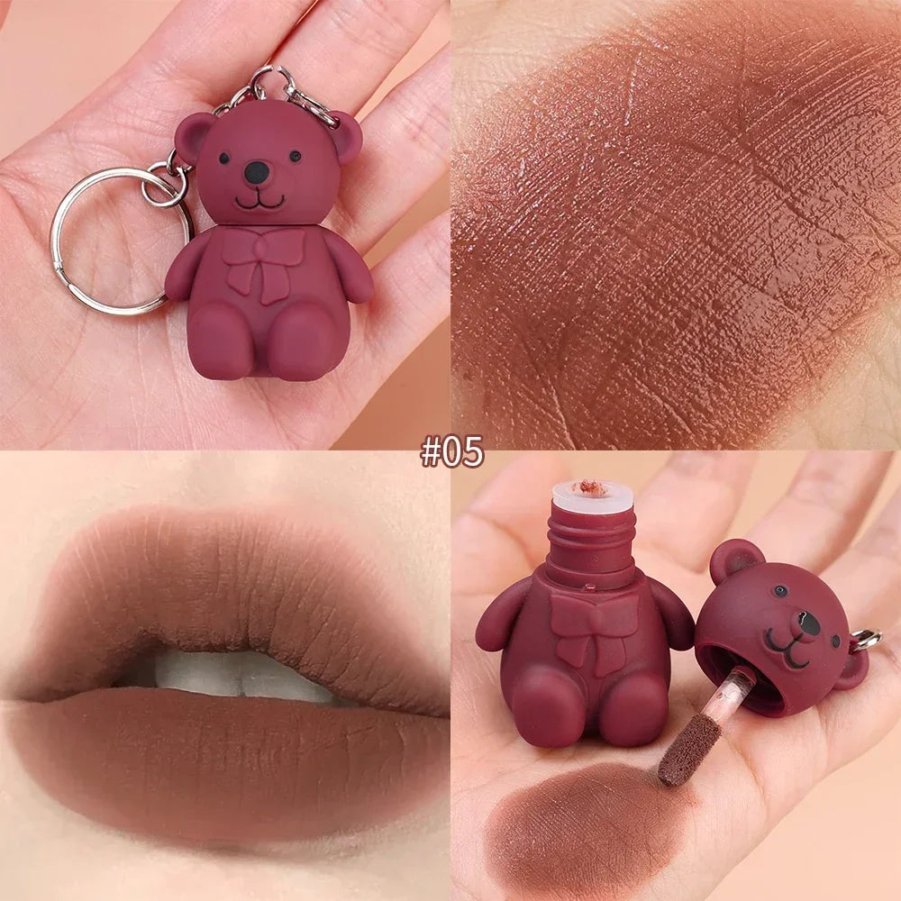 Cute Bear Lip Mud Gloss - LIPOXI