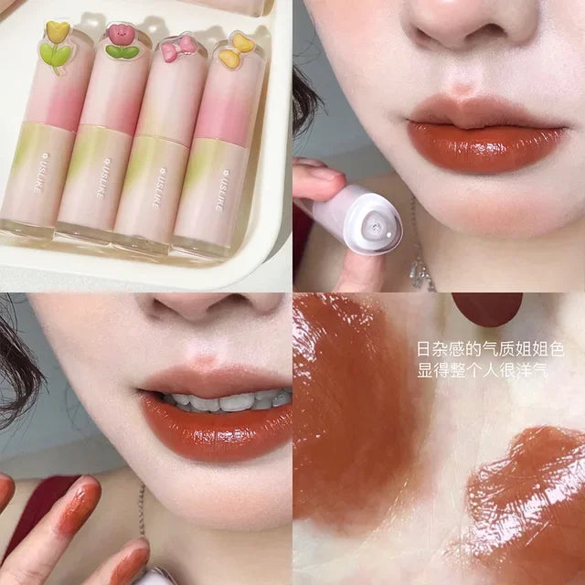 USLIKE Aura Lipstick Moisturizes Longlasting Glass Lips Cheap - LIPOXI