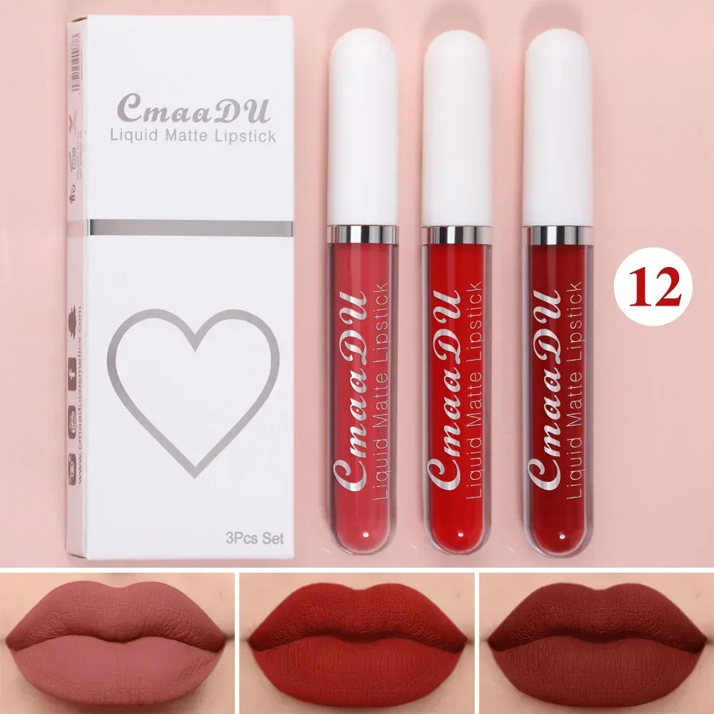 Matte Lip Gloss Trio - LIPOXI