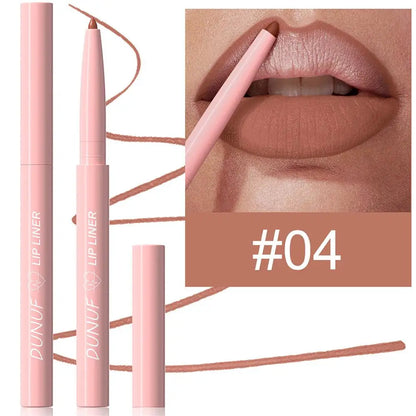 Tapered Lip Liner Pencil Long-Lasting Matte Creamy Plumping - LIPOXI