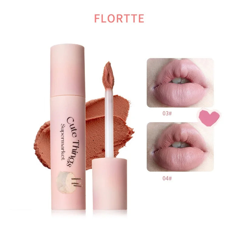 FLORTTE Meria Cream Daily Lip Base Mud Glaze Light Lip Cover - LIPOXI