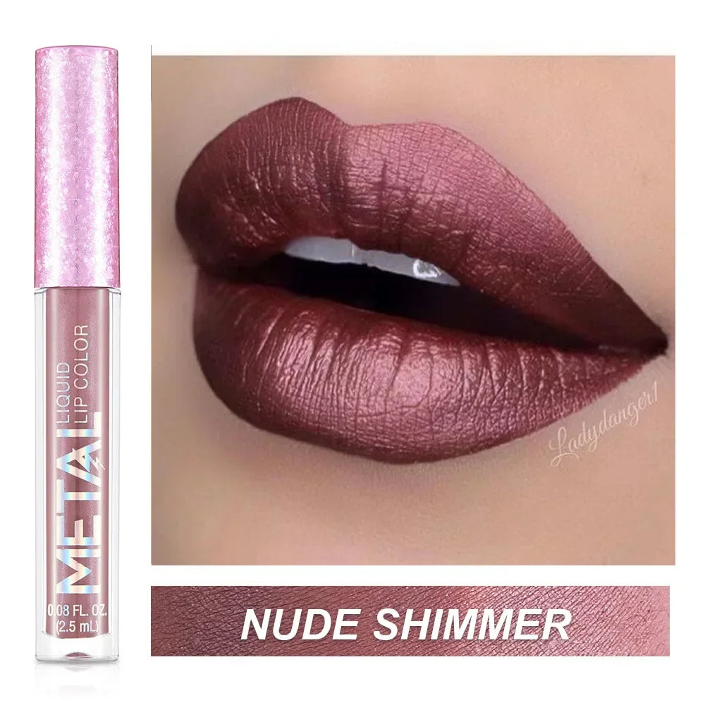 Matte Metallic Liquid Lipstick - LIPOXI