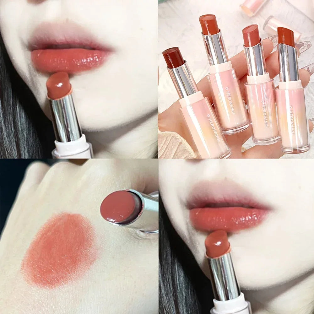 Water Mirror Solid Lip Gloss Lipstick Moisturizing Lip Tint - LIPOXI