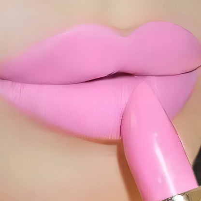 Rose Pink Nude Matte Velvet Lipstick Waterproof Beauty Makeup - LIPOXI