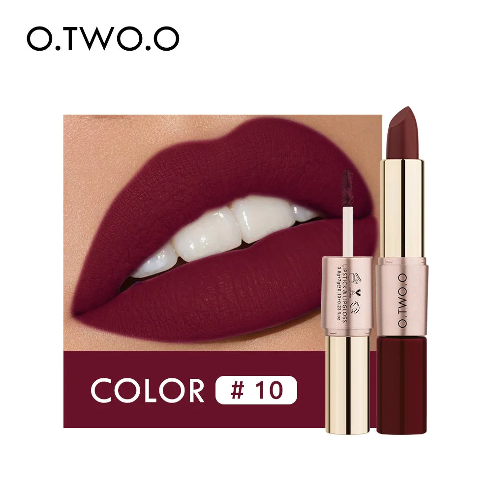 O.TWO.O Dual-Effect Lipstick - LIPOXI