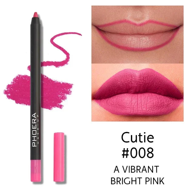 Seductive Red Waterproof Lip Liner Pencil - LIPOXI