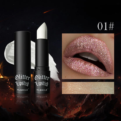 Waterproof Glitter Lipsticks Punk Style Matte Velvet Makeup - LIPOXI